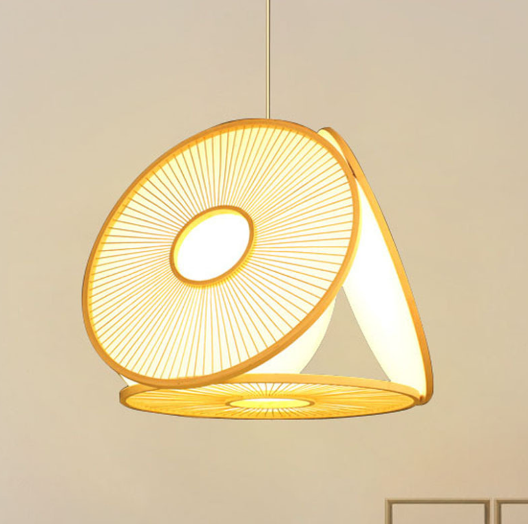 Modern Woven Pendant Light – Artistic Ceiling Lamp for Home Decor