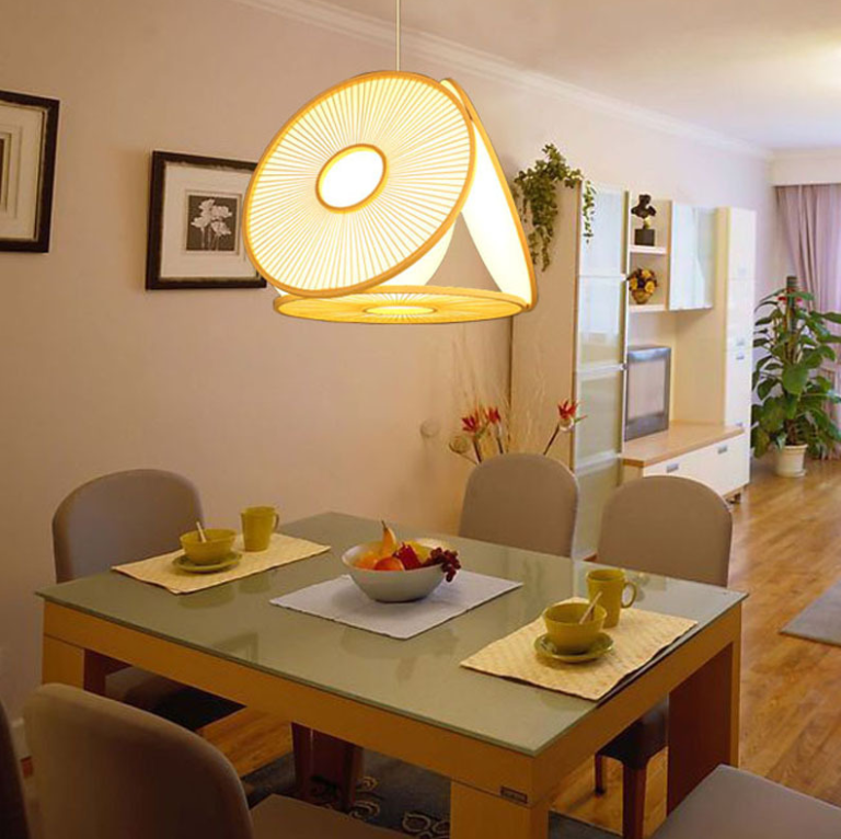 Modern Woven Pendant Light – Artistic Ceiling Lamp for Home Decor