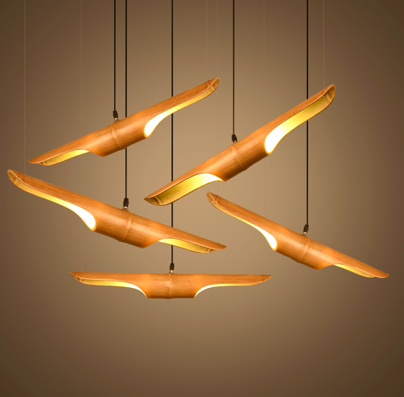Handwoven Rattan Pendant Light - Boho Natural Hanging Lamp for Restaurants & Lounges