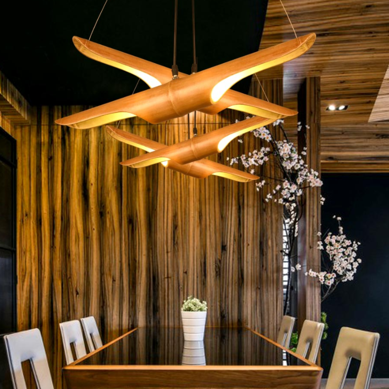 Handwoven Rattan Pendant Light - Boho Natural Hanging Lamp for Restaurants & Lounges