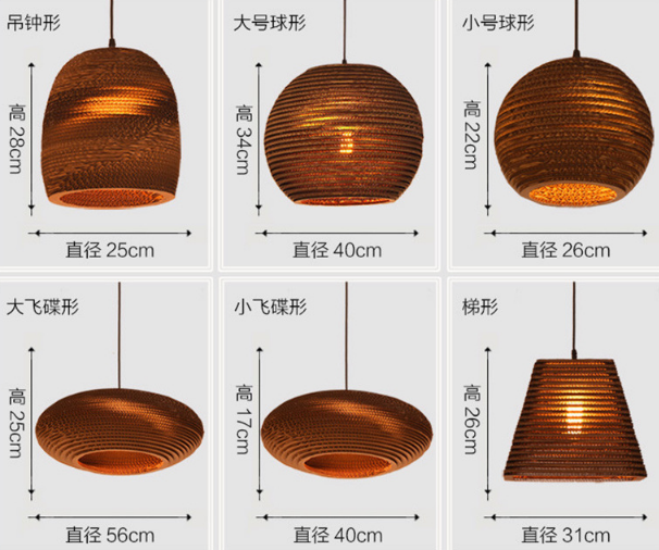 Rustic Handcrafted Wooden Pendant Light Set – Modern Vintage Ceiling Lighting