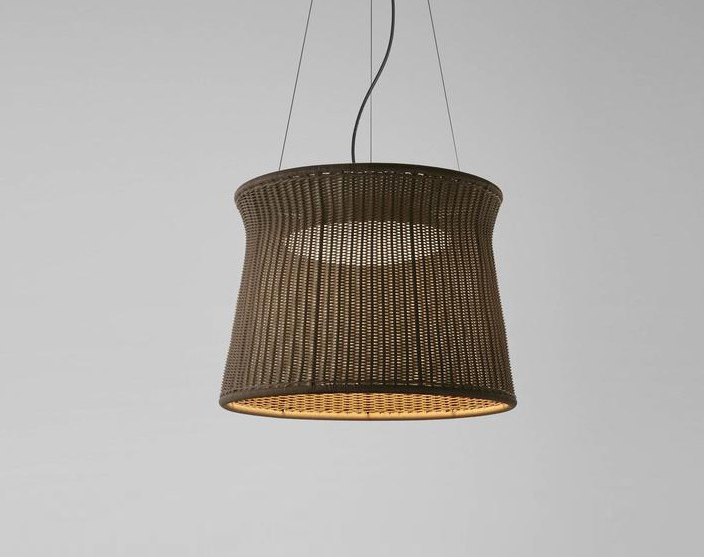Vintage Bamboo Rattan Pendant Light Fixture - Handmade Wicker Bamboo Hanging Lamp for Dining Room, Kitchen, and Living Spaces