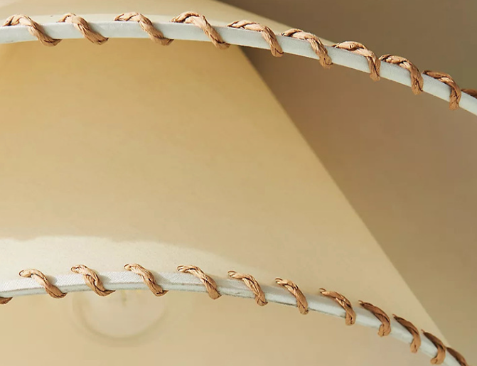 Creative Handmade Fabric Pendant Light - Leaf Shape Art Lamp