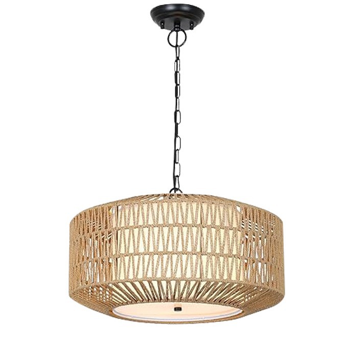 Rattan pendant light