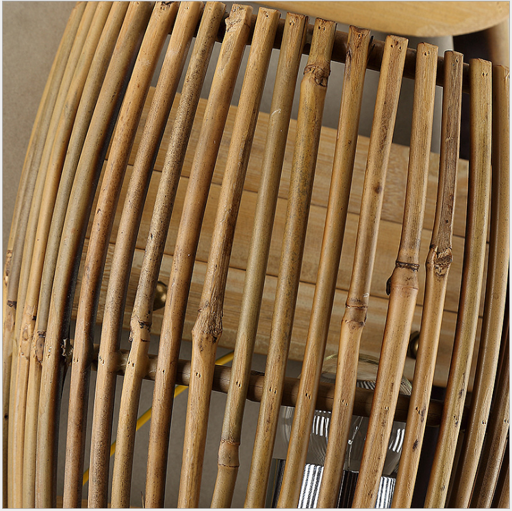 Teardrop Wooden Pendant Light