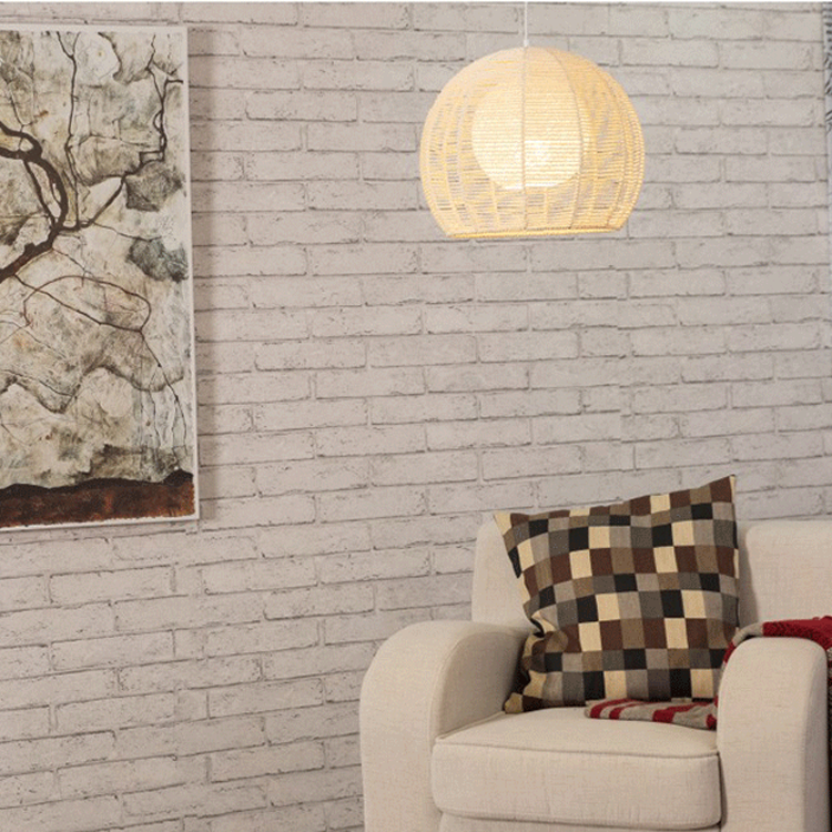 Natural Rattan Teardrop Pendant Light – Handwoven Cage Ceiling Lamp for Living Room & Cafe