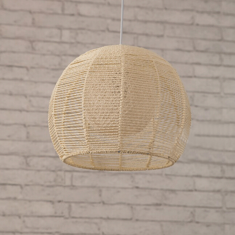 Natural Rattan Teardrop Pendant Light – Handwoven Cage Ceiling Lamp for Living Room & Cafe