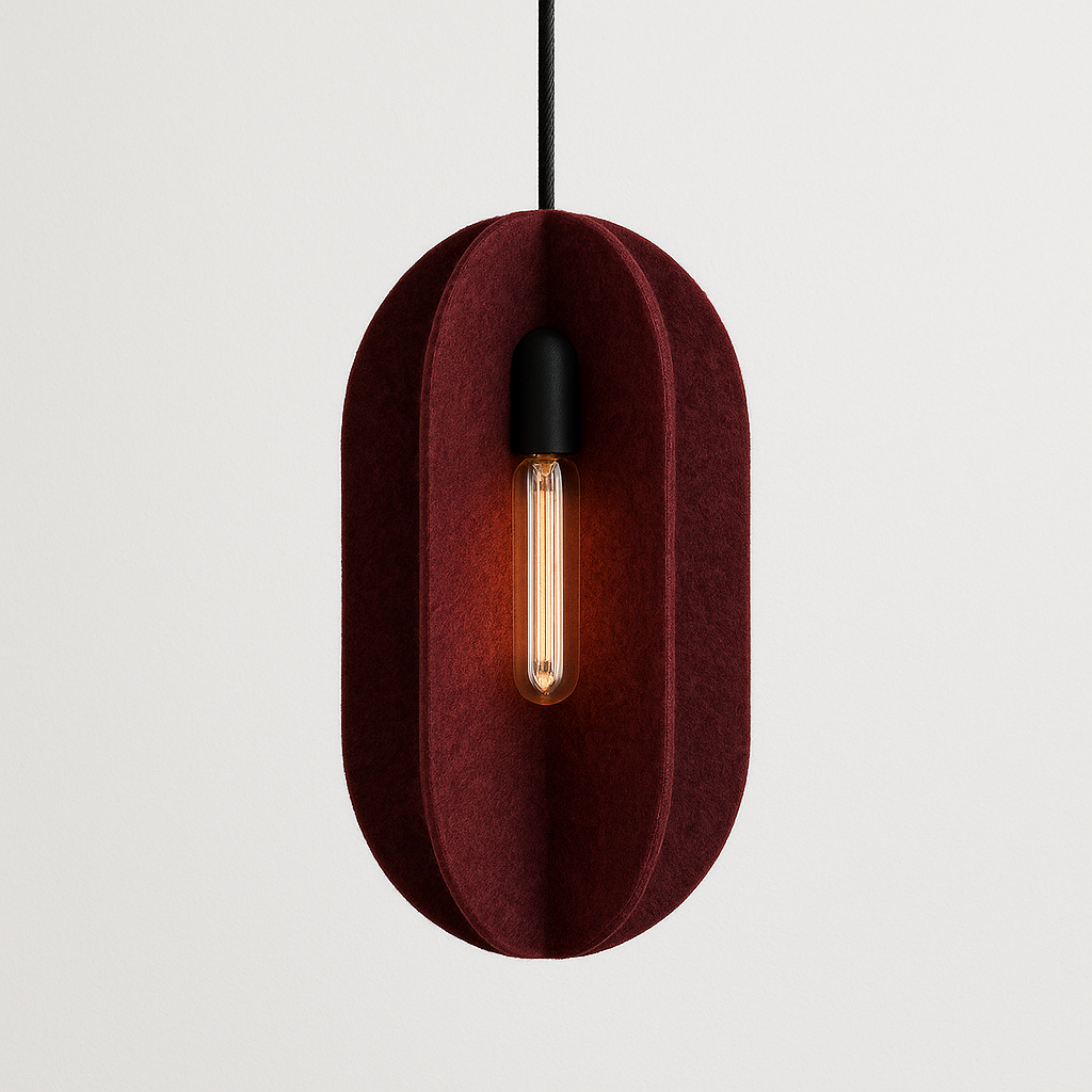 Colorful Felt Pendant Light - Nordic Minimalist Style Acoustic Decorative Lighting