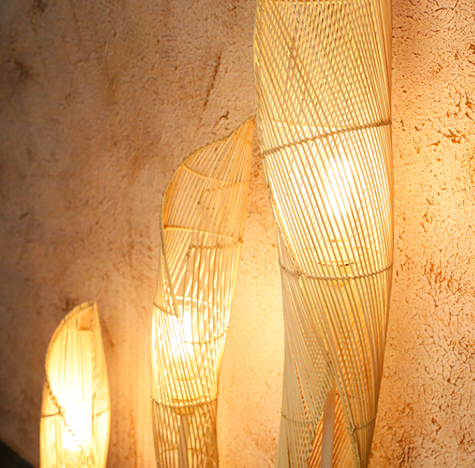 Artistic Rattan Table Lamp for Hotels & Commercial Interiors