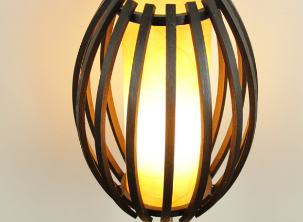 Natural Rattan handmade table lamp for Reading
