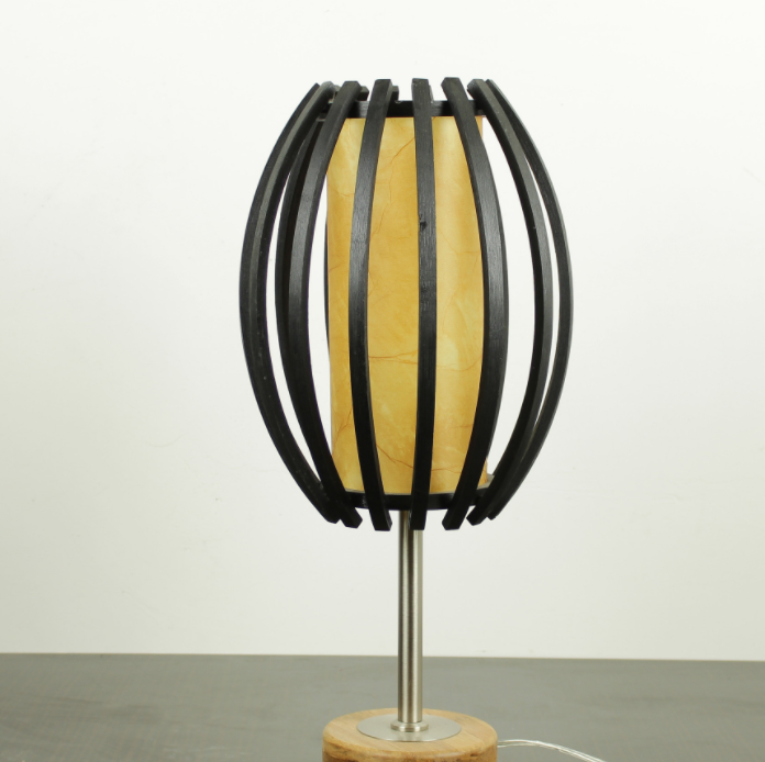 Natural Rattan handmade table lamp for Reading