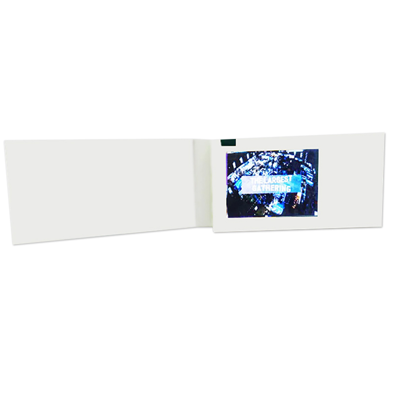 Customized digital video brochure with 2.4 inch lcd video brochure module