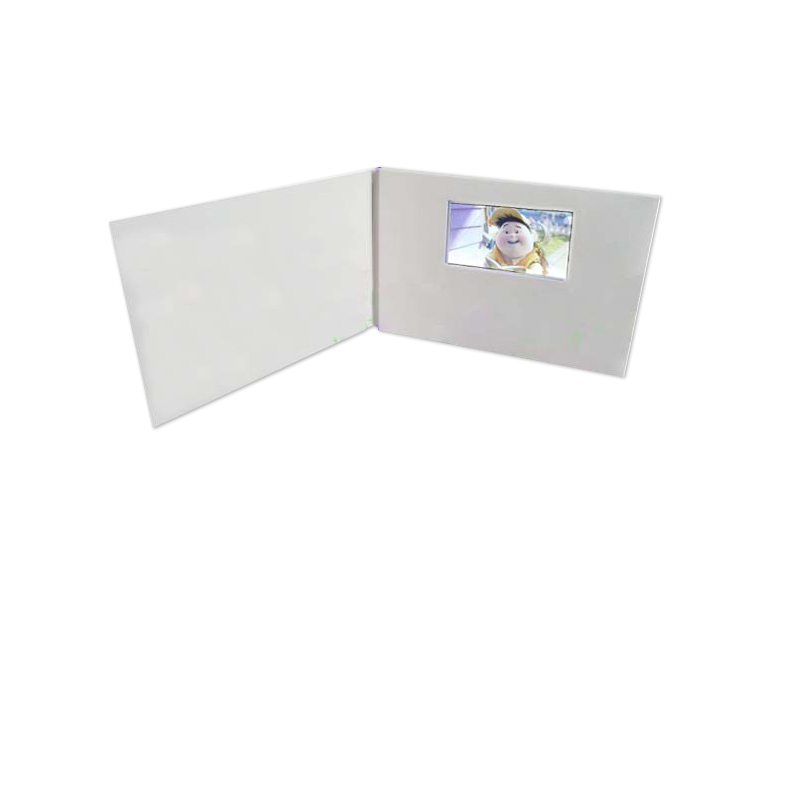 Video brochure electronic video greeting card 4.3 inch for business