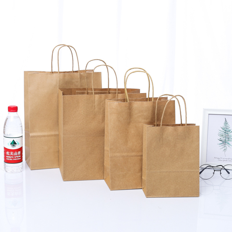 Kraft Paper Bags Gift Bags Bulk Brown Paper Bags with Handles