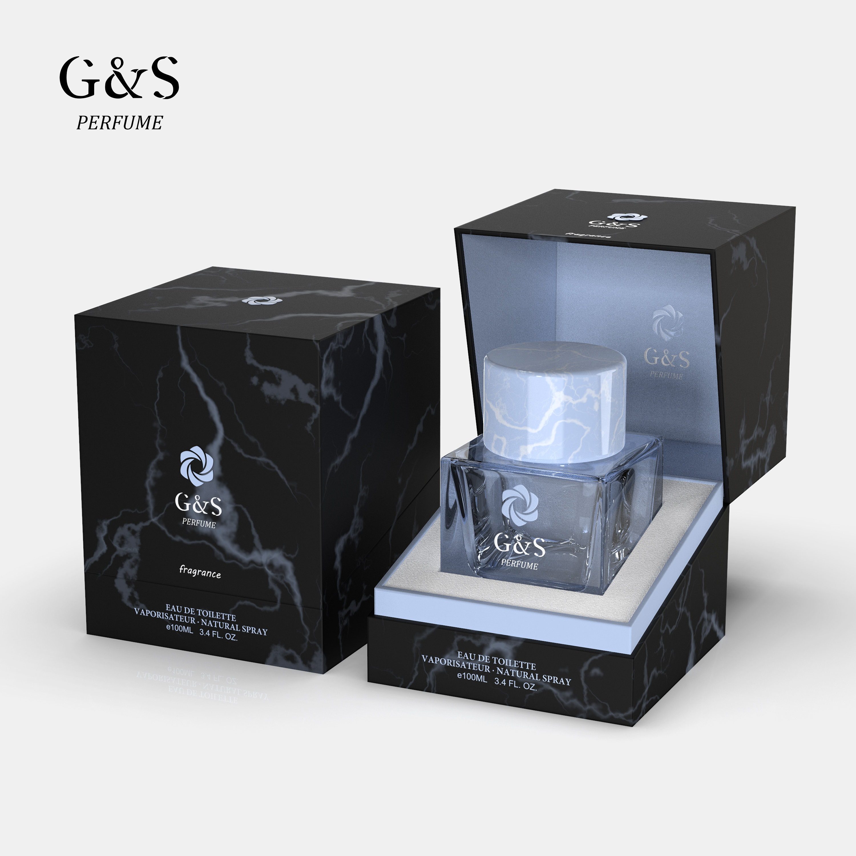 Clamshell Perfume Box G&S-Box-3