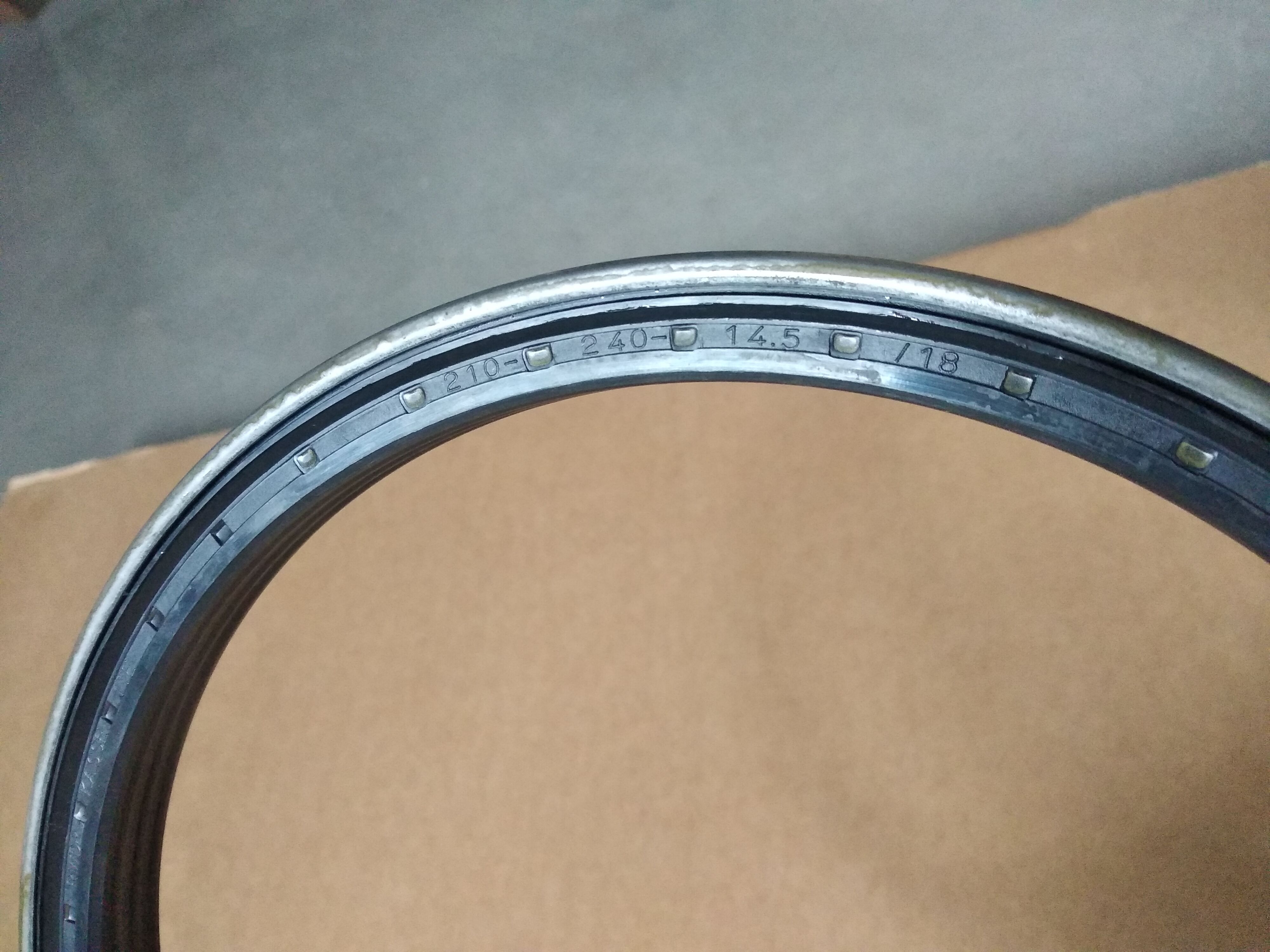 210×240×14.5/18 mm Viton Oil Seal | DMHUI High Temp Shaft Seal