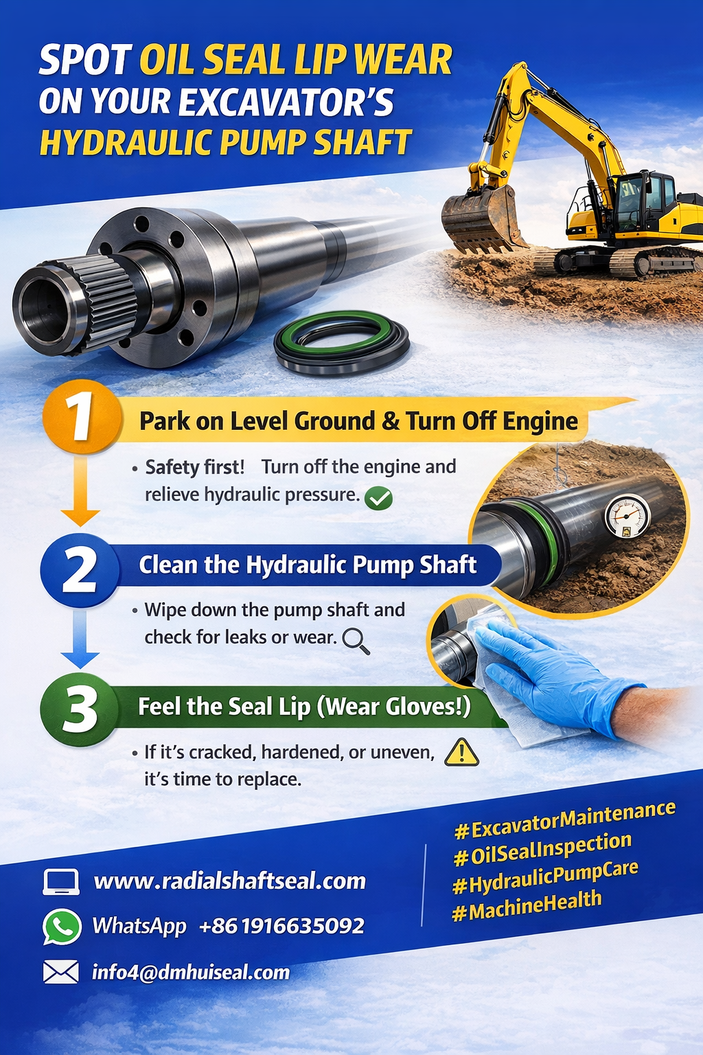 Agricultural machinery COMBI radial shaft seals available now