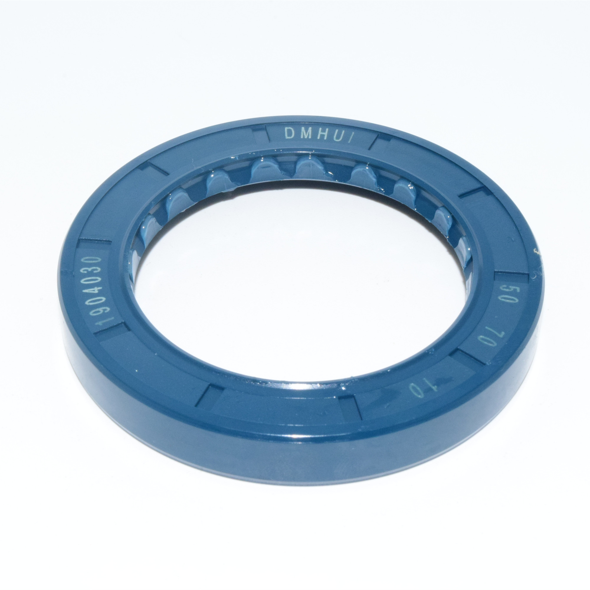 50*70*10 DMHU Blue NBR Oil Seal | Rotary Shaft Seal with Dual Lip & Steel Spring | 1904030