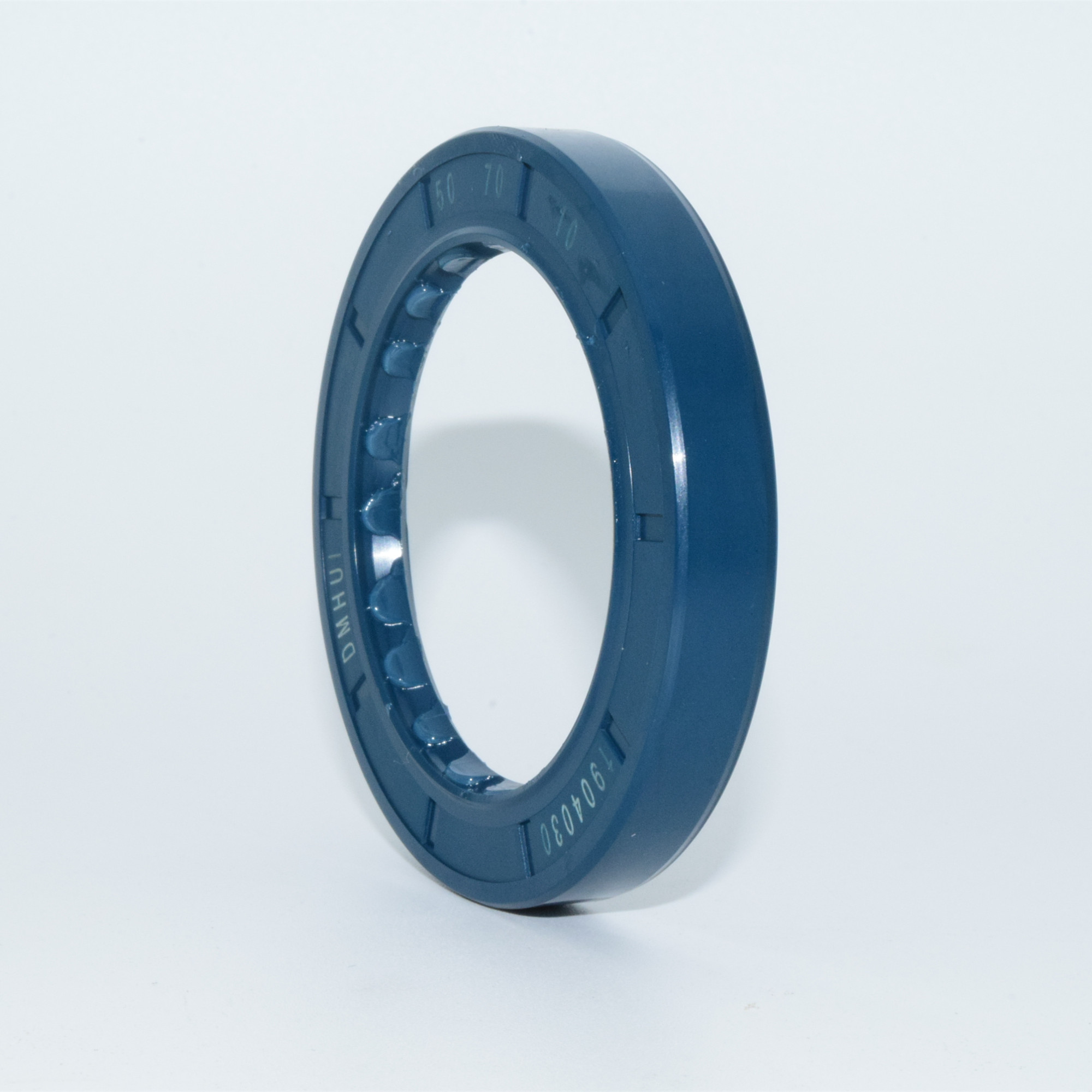 50*70*10 DMHU Blue NBR Oil Seal | Rotary Shaft Seal with Dual Lip & Steel Spring | 1904030