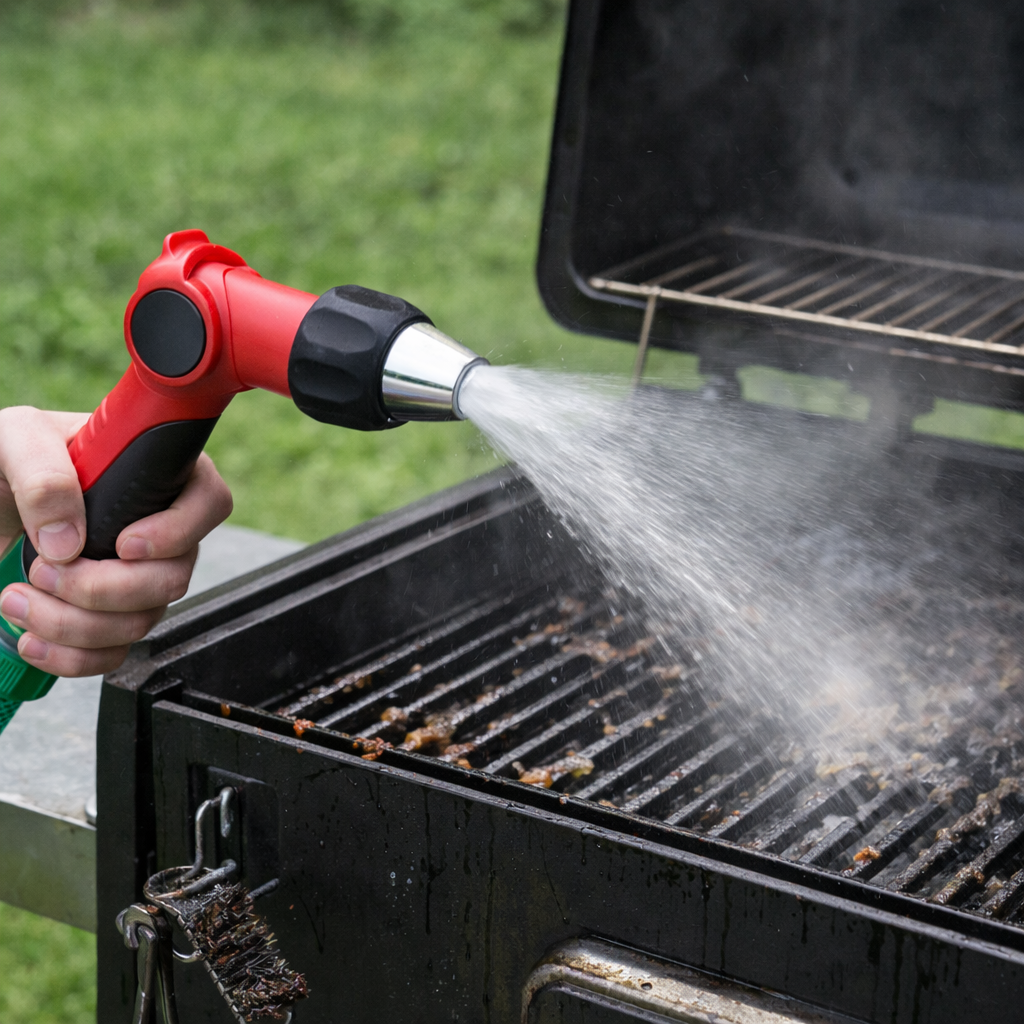 Commercial Kitchen BBQ Water Sprayer High Pressure Antibacterial Hose Nozzle