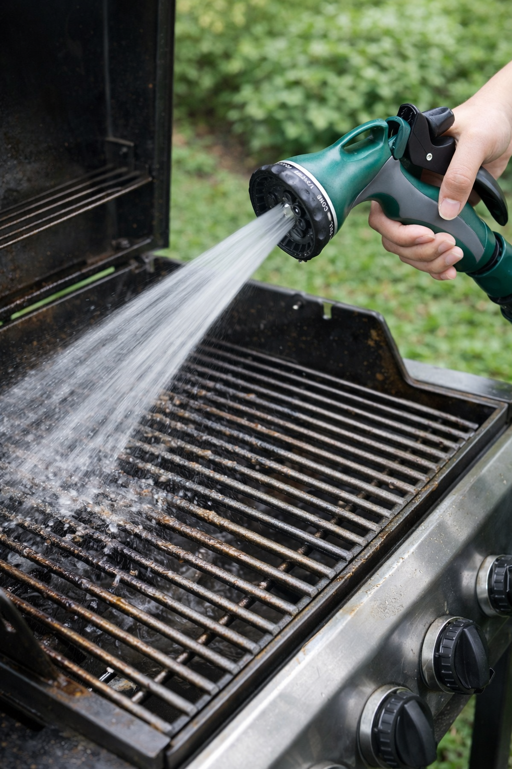 Multi-Pattern BBQ Degreasing Water Blast Hose Gun