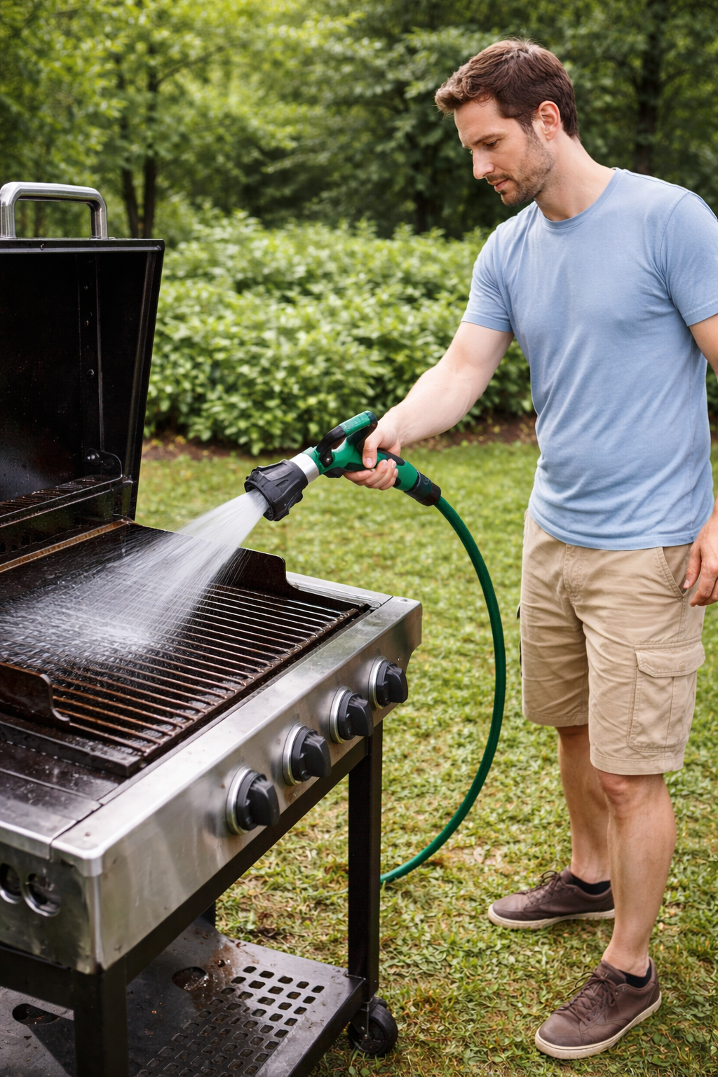 BBQ Station Power Sprayer Heavy-Duty Hose Nozzle