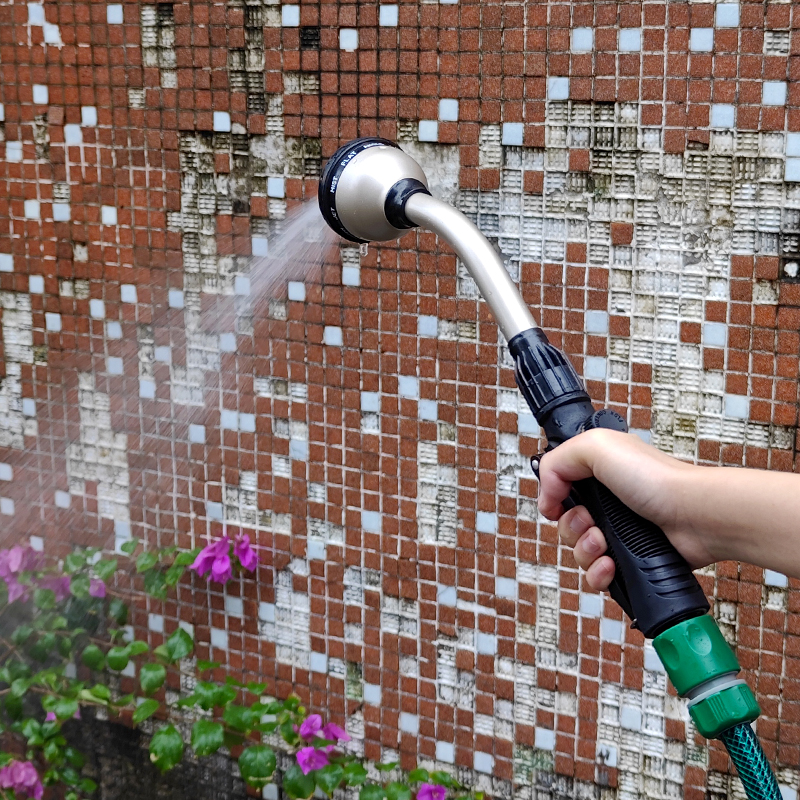 Durable Garden Nozzle with Adjustable Spray Patterns and Ergonomic Trigger Handle
