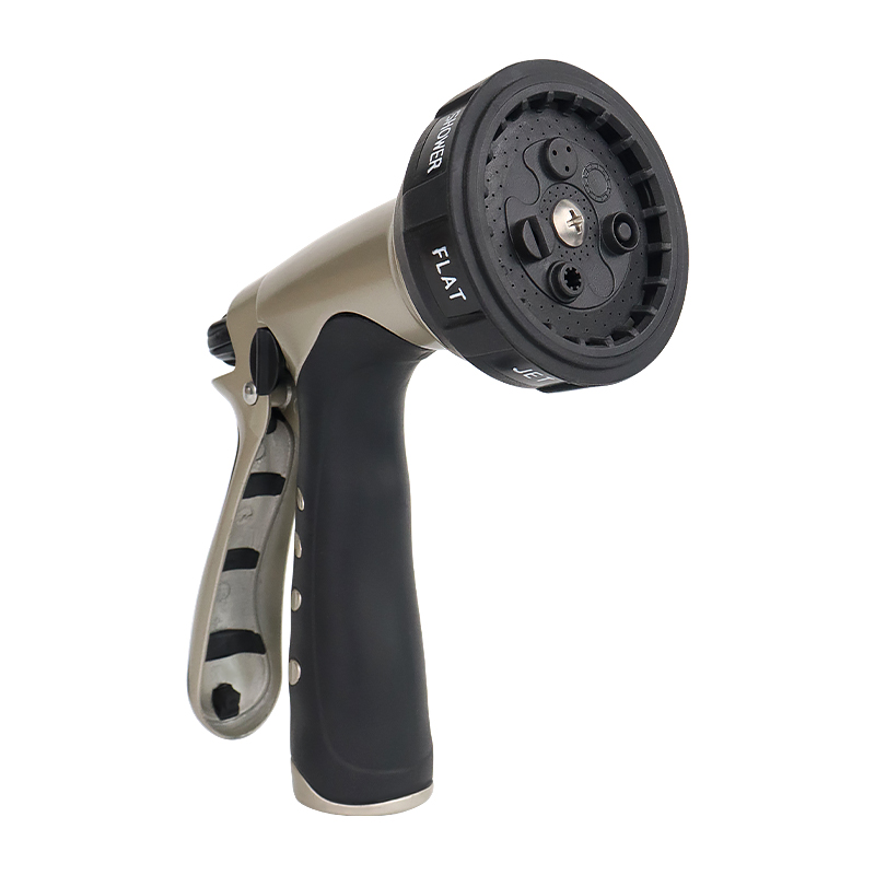 Ergonomic Multi-Pattern Garden Sprayer Nozzle with Soft Grip Handle