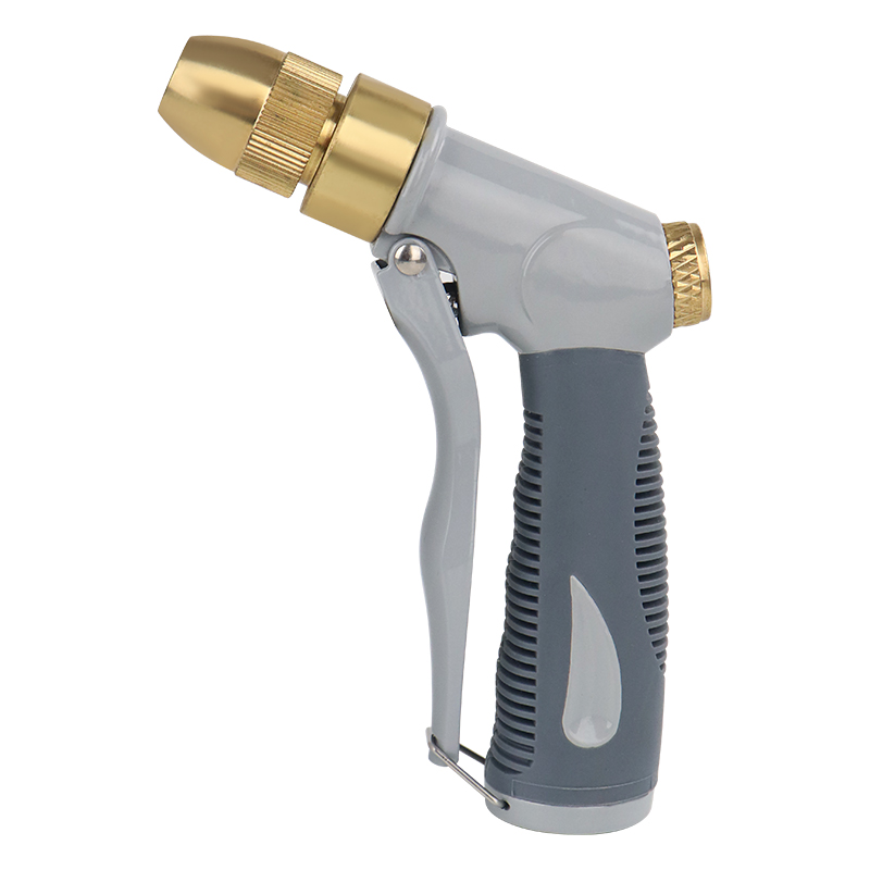 Handheld Adjustable Spray Nozzle - Brass Tip & Ergonomic Grip