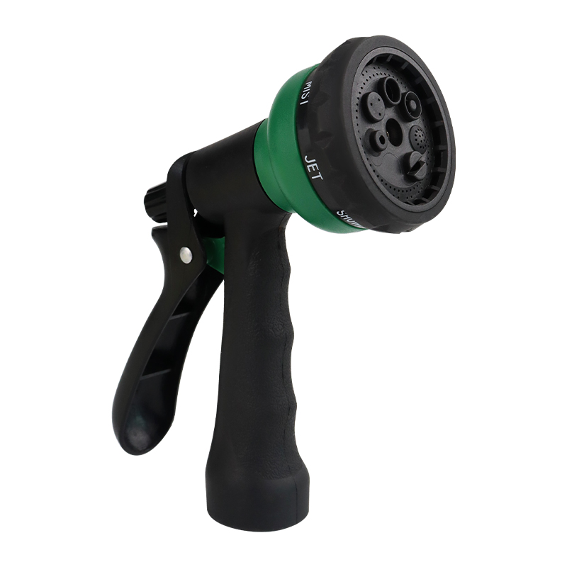 High-Pressure Multi-Spray Garden Hose Nozzle with Adjustable Settings