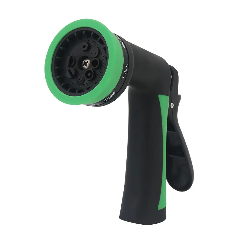 Multi-pattern Garden Sprayer Nozzle, 8 Adjustable Spray Modes, Ergonomic Water Hose Attachment