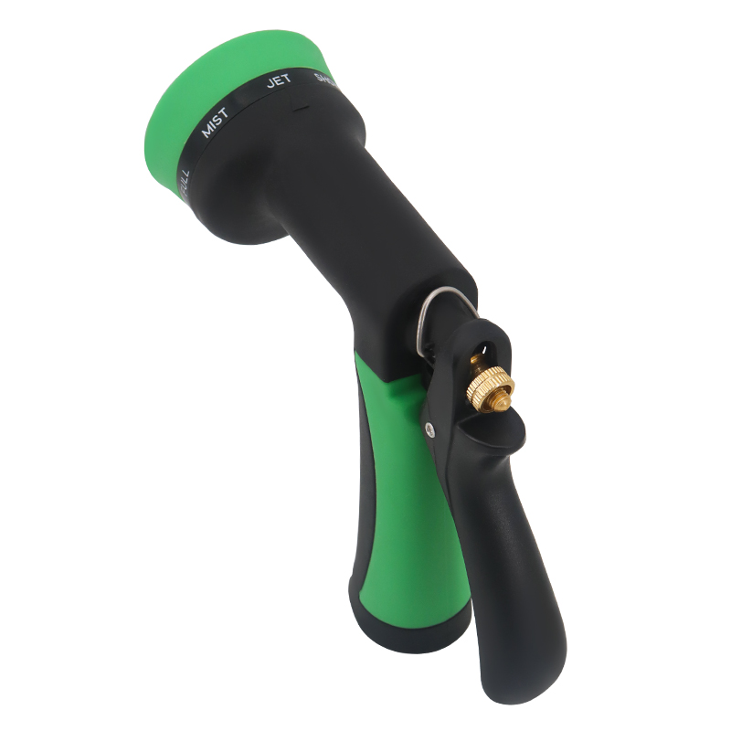 Multi-pattern Garden Sprayer Nozzle, 8 Adjustable Spray Modes, Ergonomic Water Hose Attachment