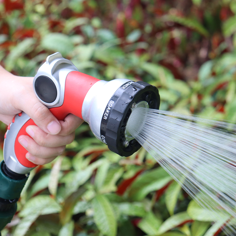 Antibacterial BBQ Cleaning Spray Gun Adjustable High Pressure Hose Nozzle