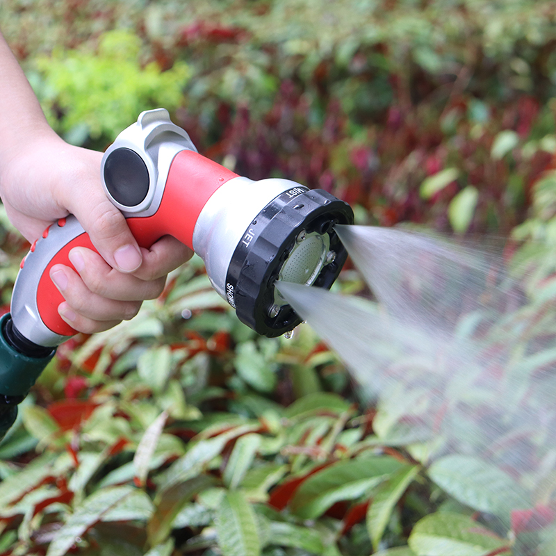 Antibacterial BBQ Cleaning Spray Gun Adjustable High Pressure Hose Nozzle