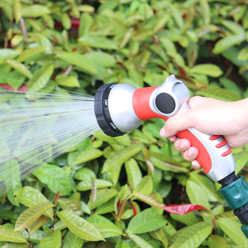 Antibacterial BBQ Cleaning Spray Gun Adjustable High Pressure Hose Nozzle