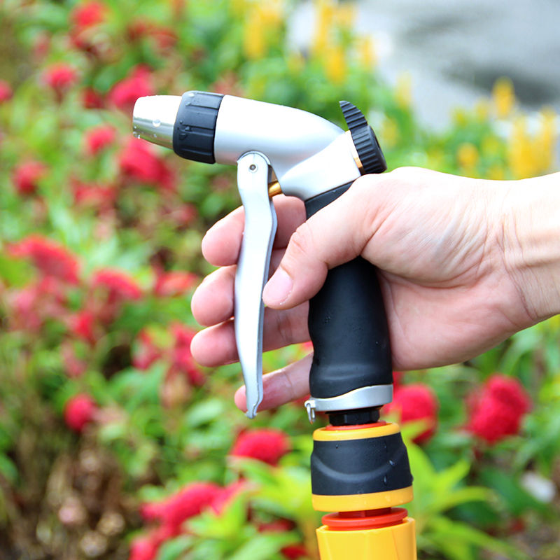 Comfort Grip Spray Nozzle – Ergonomic Adjustable Water Hose Nozzle for Garden, Car Wash, and Cleaning