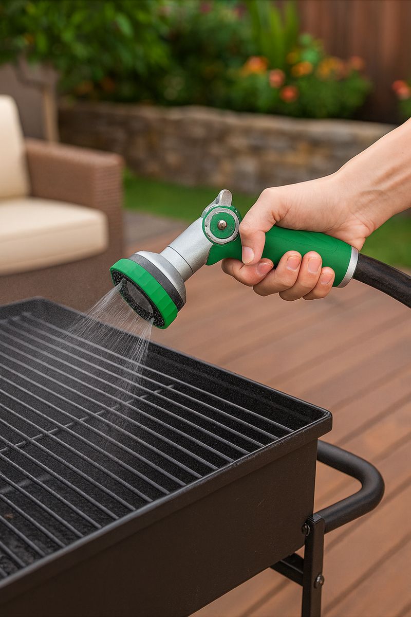 Commercial BBQ Supply Hose Sprayer – Durable High-Pressure Nozzle