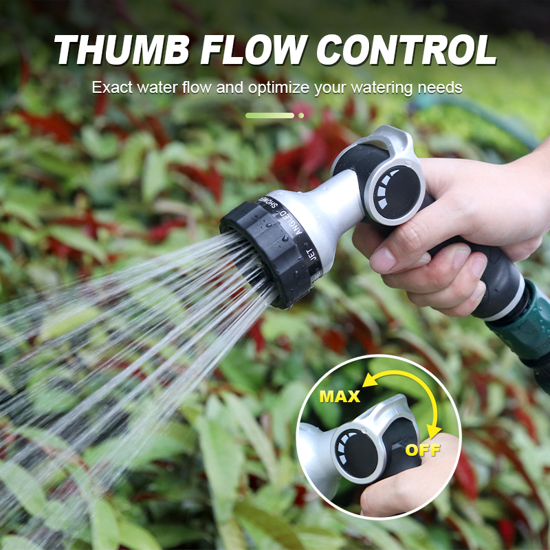 Easy Pull Ergonomic BBQ Water Spray Gun Hose Nozzle