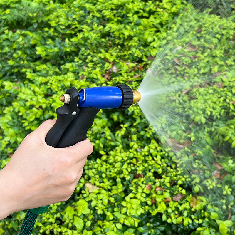 Ergonomic Garden Sprayer – Adjustable Brass Nozzle, Heavy Duty Water Spray Gun for Garden Hose, Non-Slip Grip
