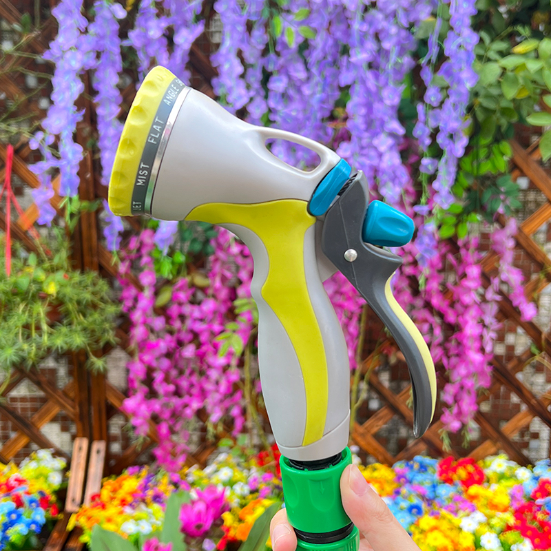 Ergonomic Water Hose Nozzle with 10 Spray Patterns and Flow Control