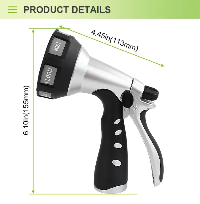 Ergonomic Water Sprayer with Multiple Spray Patterns