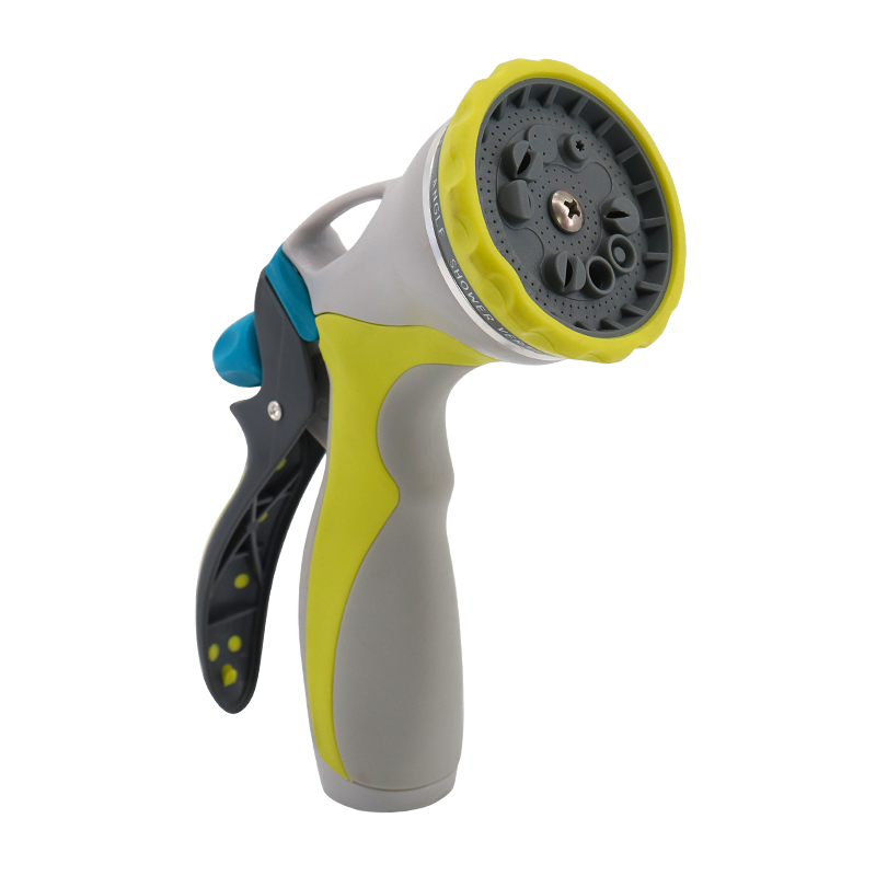 Garden Hose Sprayer Nozzle – 7 Pattern Adjustable, Heavy Duty Water Spray Gun, Ergonomic Soft Grip