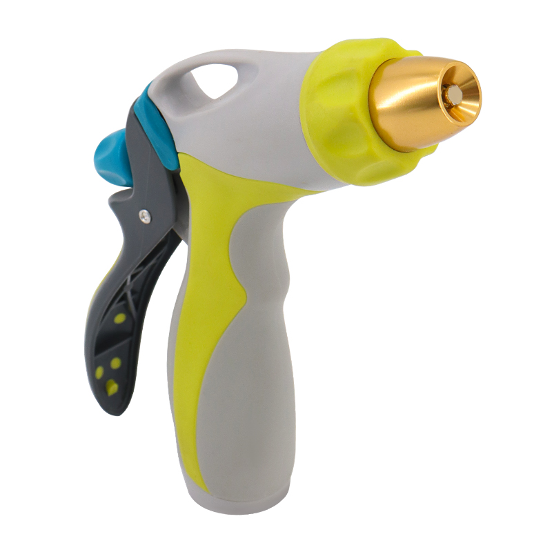 Garden Hose Sprayer with Adjustable Brass Nozzle and Water Flow Control