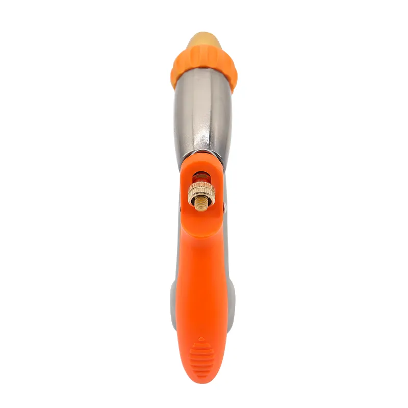 Garden Irrigation Nozzle – Adjustable Brass Nozzle, Heavy Duty Spray Gun, Non-Slip Grip