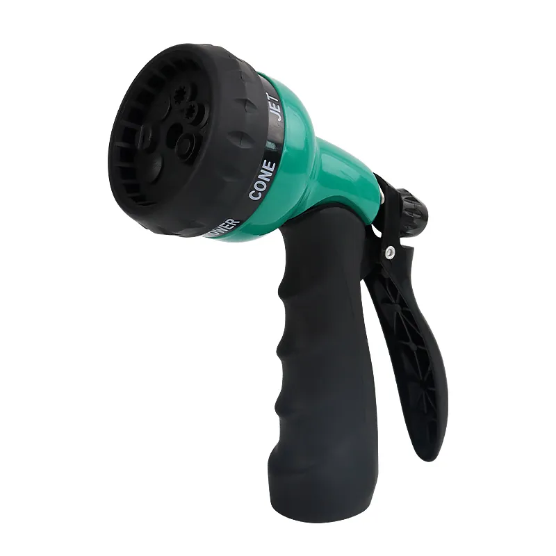 Garden Nozzle with Water Control and Multiple Spray Patterns
