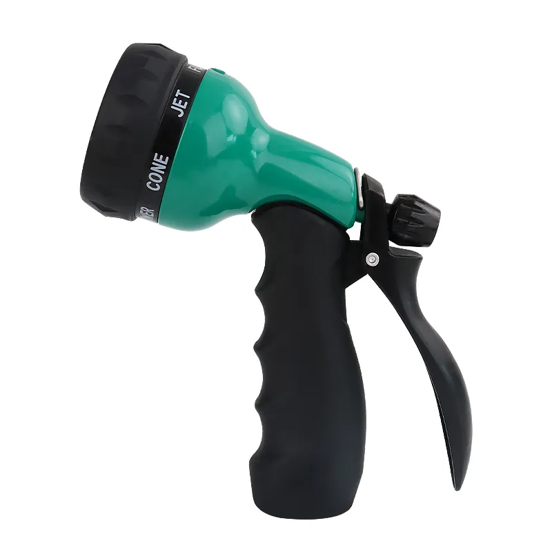 Garden Nozzle with Water Control and Multiple Spray Patterns