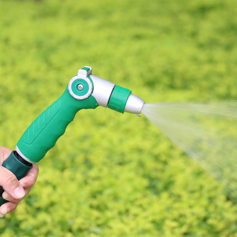 High-Pressure Garden Spray Nozzle - Adjustable Jet Stream Hose Sprayer for Watering & Washing