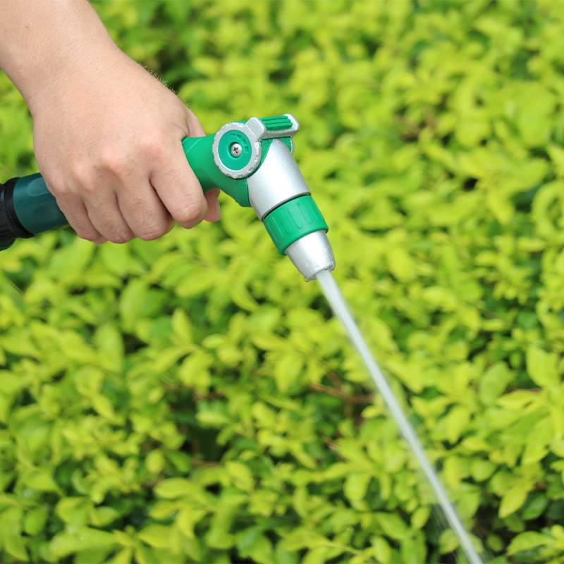 High-Pressure Garden Spray Nozzle - Adjustable Jet Stream Hose Sprayer for Watering & Washing