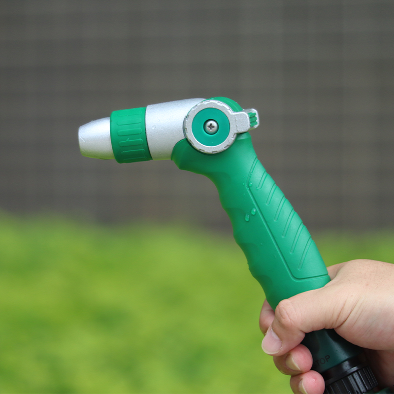 High-Pressure Garden Spray Nozzle - Adjustable Jet Stream Hose Sprayer for Watering & Washing