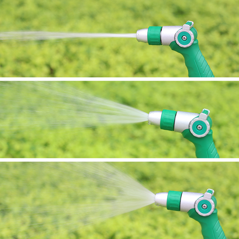 High-Pressure Garden Spray Nozzle - Adjustable Jet Stream Hose Sprayer for Watering & Washing